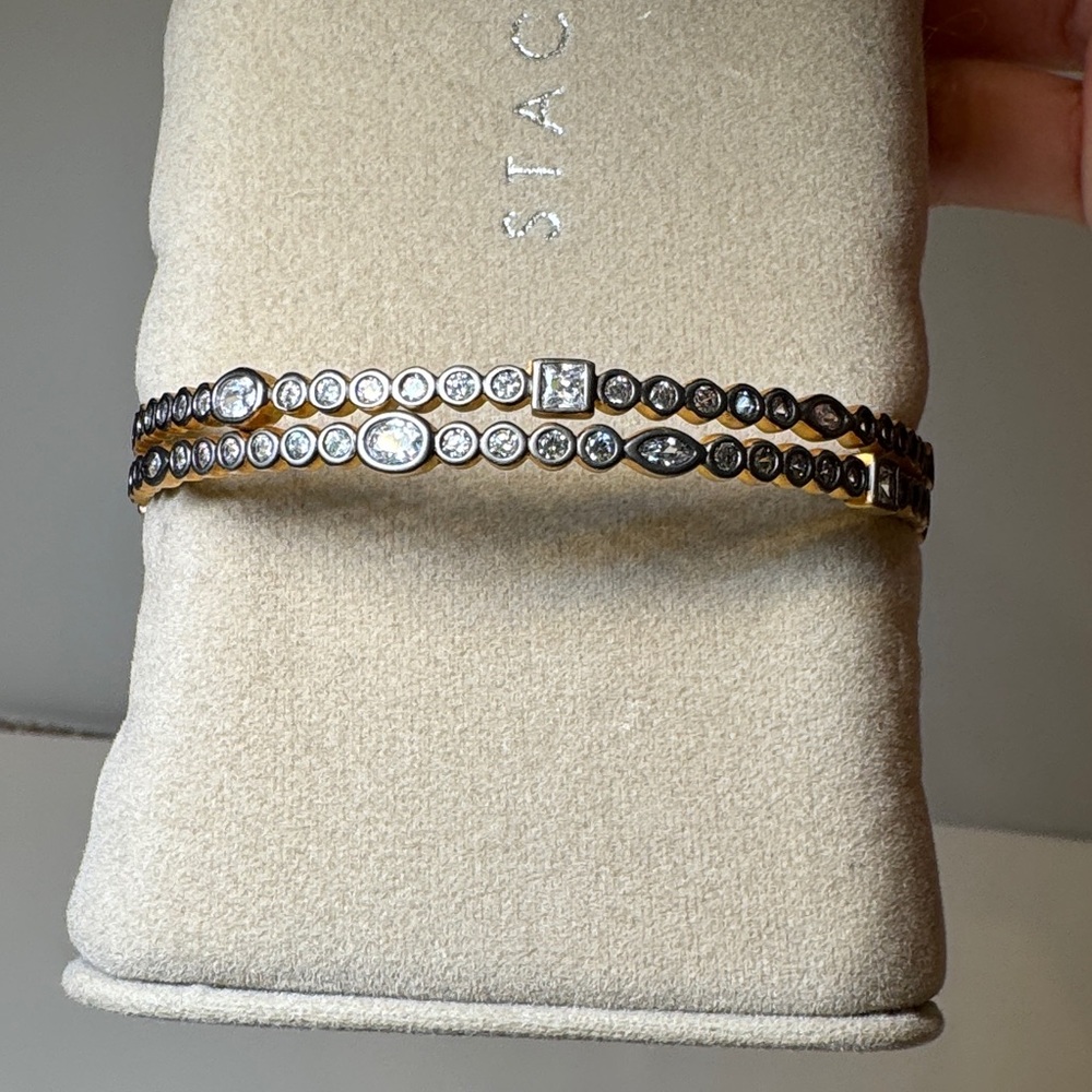 Freida Rothman Rhinestone Bangles - image 2